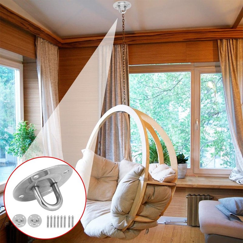 Joyzan Resistance Band Wall Anchor, Ceiling Mount Anchor Bracket Hook