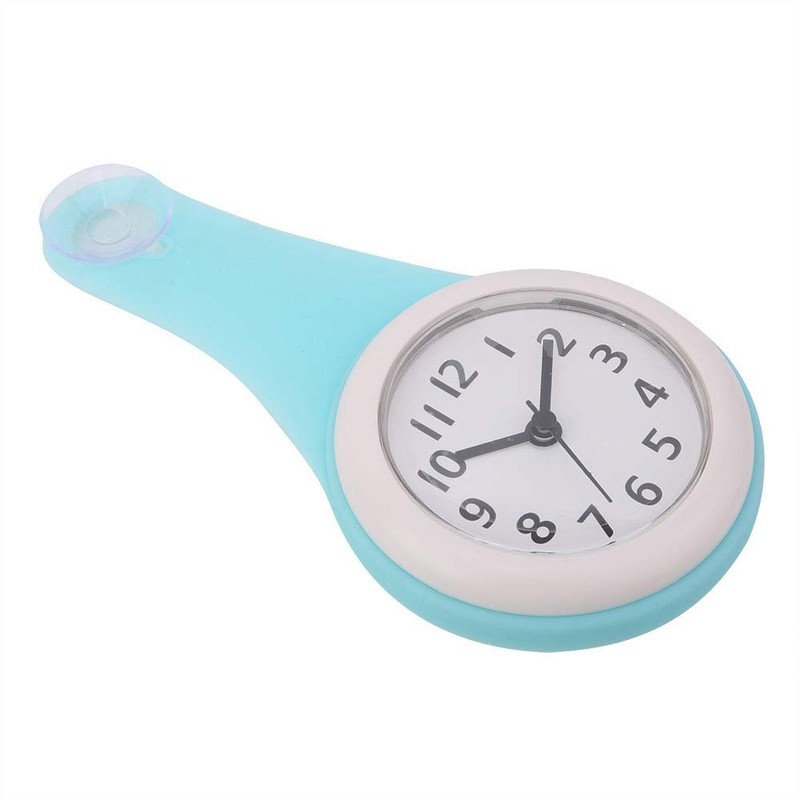 Waterproof Hanging Bathroom Kitchen Clock, Home Decoration, World Time, for