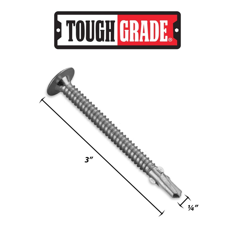 Toughgrade Trailer Decking Screws | Wafer Head Phillips | #14
