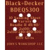 Black+Decker BDEQS300 - 40/80/100/150/