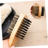 FOMIYES Bristle Beard Brush Double-sided Portable Beard Styling Maker for