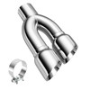 Dual Exhaust Tip 3 Inch Inlet 4 Inch Outlet 16"
