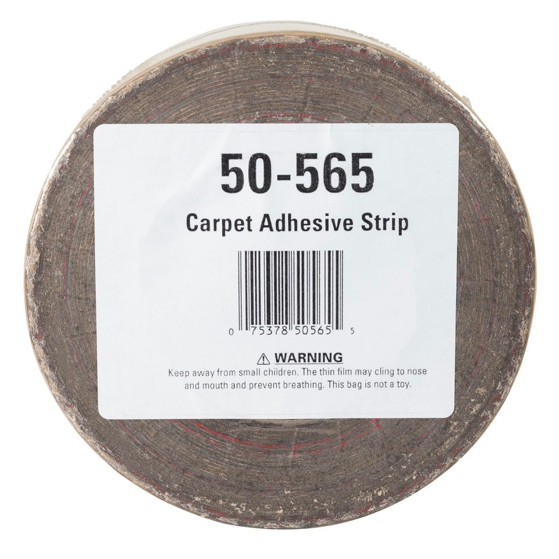 ROBERTS 50-565 Roll of Double-Sided Acrylic Carpet Adhesive Strip-Tape, 3"