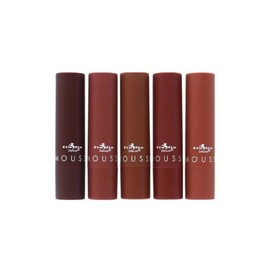 ITALIA DELUXE TOP FIVE MOUSSE MATTE LIPSTICK CHOLA BROWNS 5 pc. Lipsticks Set