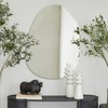 Irregular Frameless Bathroom Mirror,24 x 36 Inch Asymmetrical Wall Mirror