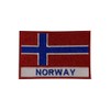 Norway Country Flag Patch Embroidered Applique Norway Country Flag Patch