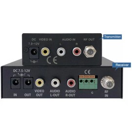 Unbranded Long Range Analog Video Audio Extender Over RG6 RG59 Coax Cable Max  2000 Feet