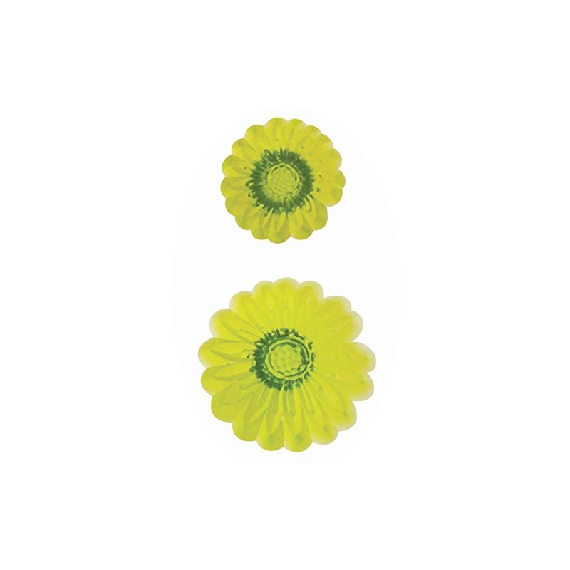 PME 103FF016 JEM Embossed Daisy Cutters, Set of 2, White,