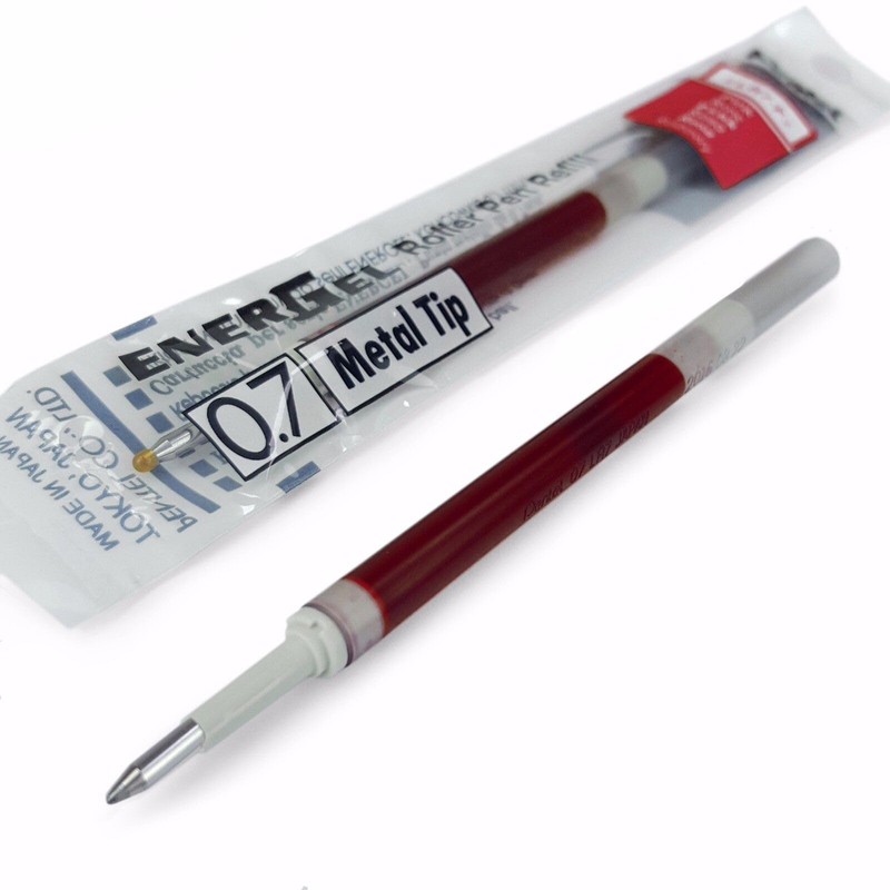 Pentel Energel LR7 BL77/BL57/BL37 Refill 0.7mm 8 Colours - Black,