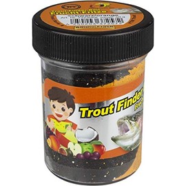 FTM Trout Dough Floating – 50 g Trout Paste, Colour/Aroma: Black/Orange/Fruit