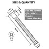 Confirmat Screws, 50PCs M5 x 50mm, Hex Socket Drive Countersunk