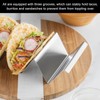 6 Stück Taco Halter Ständer, Taco Halter Edelstahl, Tortilla Halter