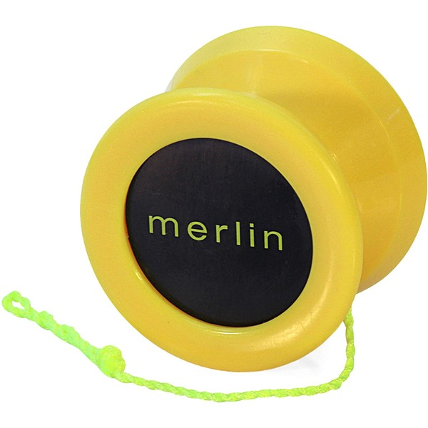 Yoyo King Merlin Pro Yoyo with Ball Bearing Axle and Extra String (yellow)