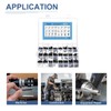 DTGN 580-Piece M2/M3/M4/M5 (D) Hex Socket Screws and Nuts Assortment