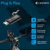 sonero® Micro USB auf USB-C Adapter, kompatibel mit Apple Geräten,