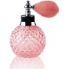 Coolrunner Crystal Art Vintage Style Refillable Perfume Atomizer Spray (Pink)