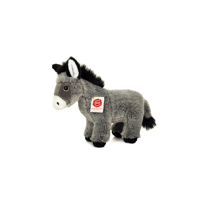 Teddy Hermann 90277 Donkey Standing 27 cm, Cuddly Toy, Plush