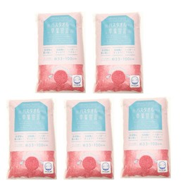 Bulk Purchase Bath Towel, Graduate from Regular Bath Towels, Approx. 13.0 x 39.4 inches (33 x 100 cm), 100% Cotton, Made in Japan, Pink, 5