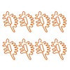 100pcs Paper Clips Portable Mini Cute Dinosaur Shape Electroplated Metal