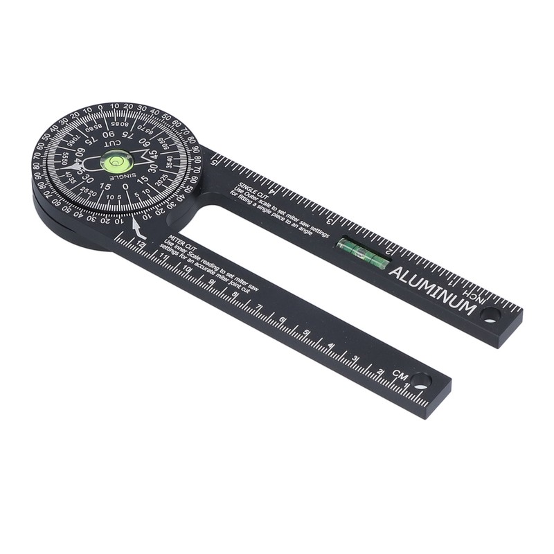 Miter Saw Protractor Metal Angle Measurement Finder Gauge Cutting Guide