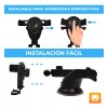 Maíz Soporte Base Celular Holder Auto Carro Tablero Ventosa 360
