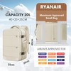 KIRFEIHT Carry-Ons 40x20x25 for Ryanair Travel Bag Underseat Cabin Bag