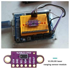 ECSiNG 3 Set Laser Ranging Sensor Modules VL53L0X Sensor Module for Gesture Sensing Obstacle Detection Power Switch Monitor Compatible with Raspberry Pi