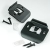 Enhanced Door Silencer Strike Plate with Adhesive Bump Stops -