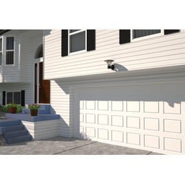 eLEDing Solar Powered Crystal Diamond LED Color Selectable Wall Light