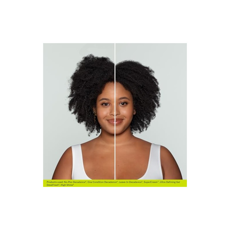 DevaCurl No-Poo Decadence Zero Lather Cleanser For Ultra-Rich Moisture, Green