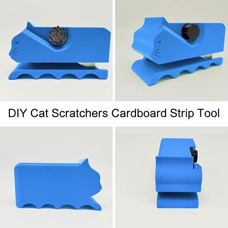 Cardboard Cutter for Cat Scratchers with 2pcs Blades-3D Printed Kitten