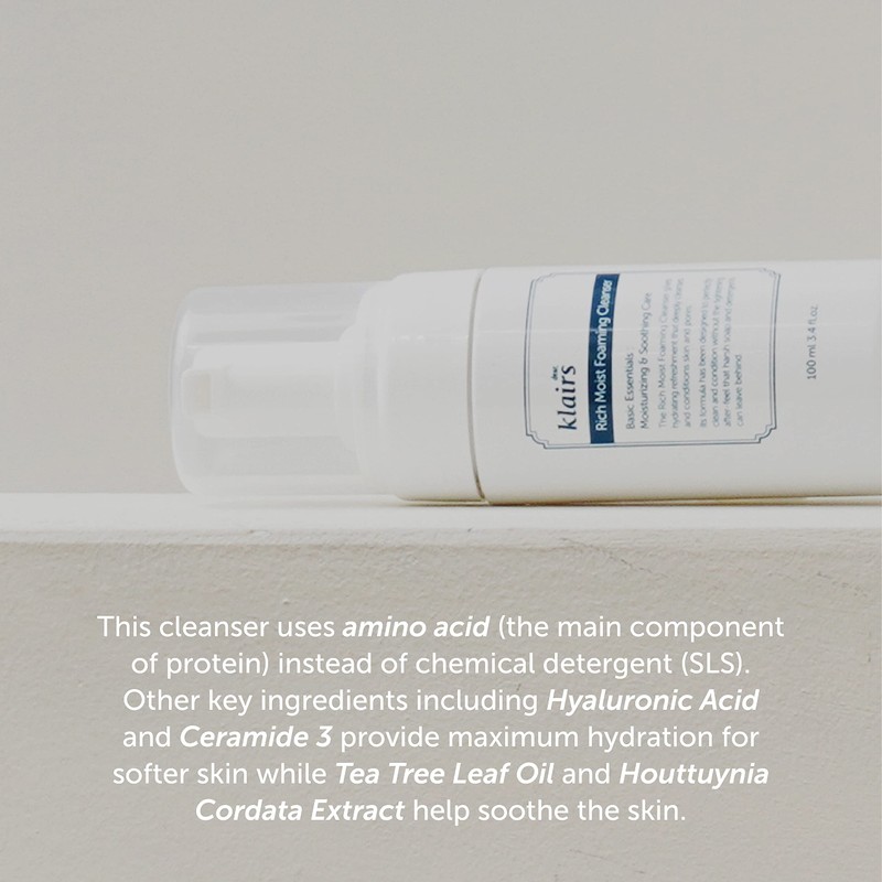 Dear Klairs, Rich Moist Foaming Cleanser 100ml