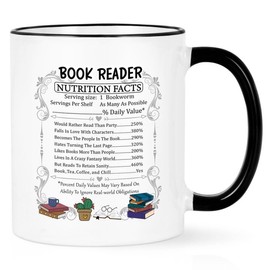 Cabtnca Book Lover Gifts for Women, Gifts for Book Lovers, Bookish Gifts, Book Gifts for Book Lovers, Her, Book Reader Mug, Book Reader Gifts, Christmas Birthday Gifts for Book Lovers, Readers, 11 Oz