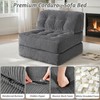 HABUTWAY Folding Sofa Bed,3-in-1 Convertible Sleeper Chair Bed w/Pillow