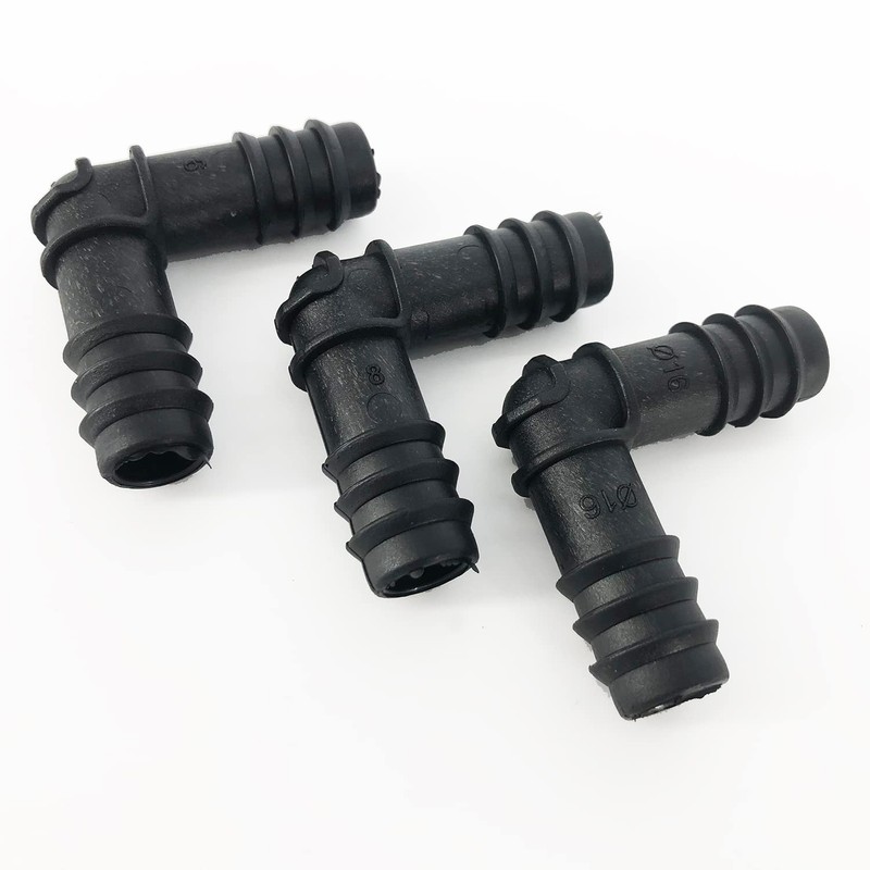 Corner Connector for 16 mm Drip Hose Adapter Extension Piece