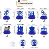 8Pcs Graduation Class of 2025 Honeycomb Centerpiece 5th Grade Graduation