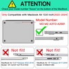 AKIT Compatible with MacBook Air 13 Inch Case 2025 2024