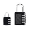 Black Dial Combination Lock Small Lock (Type E) 3ea