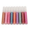 9pcs 0.1oz Women Girls Glitter Lip Gloss Set Moisturizing Lustrous