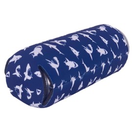 Coolie Junction Shark Pattern Neoprene Collapsible Slim 12oz Can Coolie