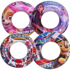 International Children's Inflatable Armpit Swim Ring - New Stock (Ice LF889) Free Size / Outer Diameter 43CM - Blue Puppy Arch 5ea
