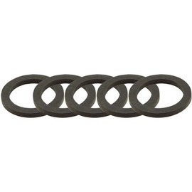 1" NH NST NPSH Nozzle Gasket - Plastic Brass Aluminum - Fire Nozzle Replacement Rubber Washer (5-Pack)