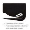 1InTheOffice Letter Opener, Envelope Opener Slitter Concealed Blade, Black 4