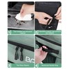 BAIXIXIG Golf Trunk Organizer, 2-Layer Storage with Shoe Pocket, Storage
