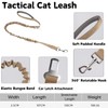 Tactical Cat Harness and Leash Set for Walking Escape Proof