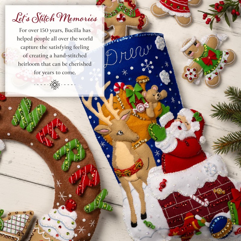 Bucilla, Santa's Sea Life, Perfect for DIY Arts and Crafts