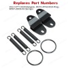 BSBSDJB For Banshee YFZ350 1987-2006 Exhaust Muffler Pipe Springs Stays