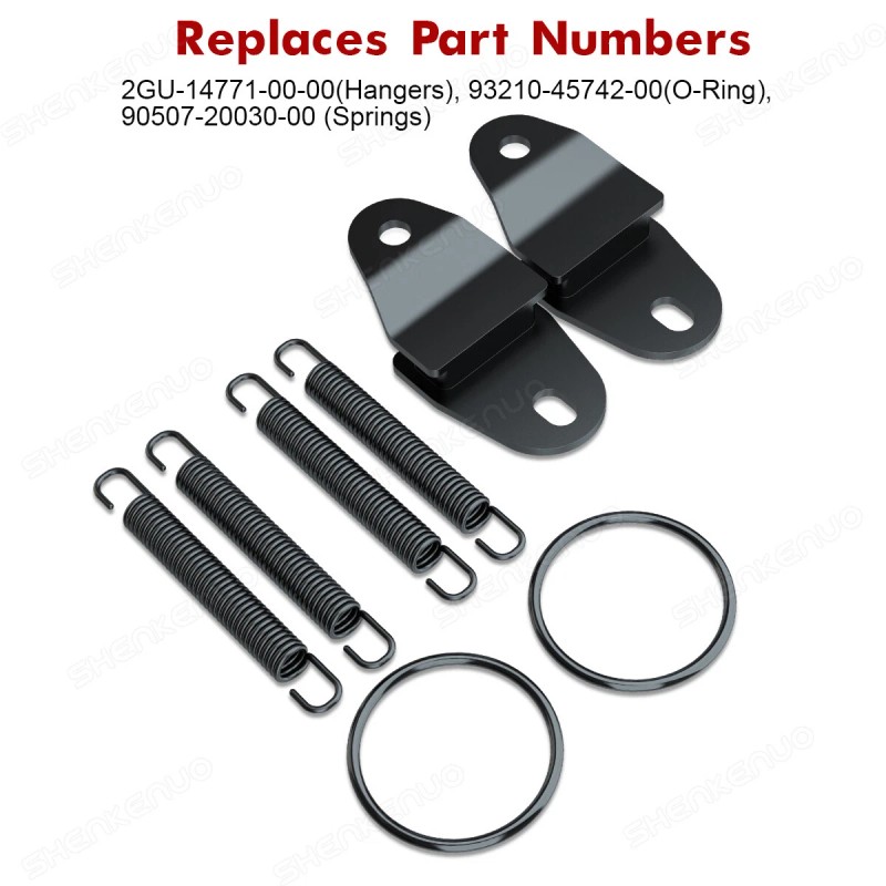 BSBSDJB For Banshee YFZ350 1987-2006 Exhaust Muffler Pipe Springs Stays
