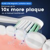 WL-T1009 Sonic Electric Toothbrush Replacement Brush Heads.8pcs, White. (Cannot be