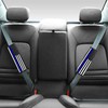 Xalvoria 2-Pack USA Flag Thin Blue Line Seat Belt Pads